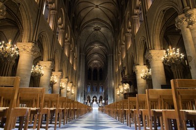 The Cathedral Of Notre Dame Ceilings In Europe